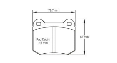 Pagid Racing Brake Pads No. 1587 - Discovery Parts